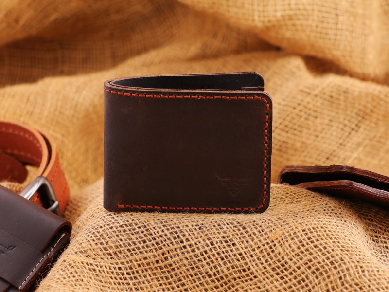 Kingsmann Bifold Leather Wallet, in the workshop