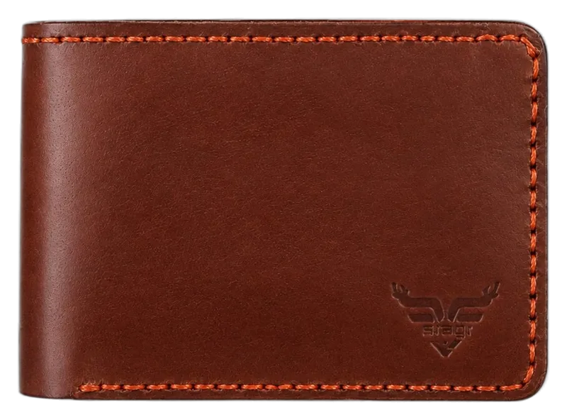 Kingsmann Bifold Leather Wallet in brown