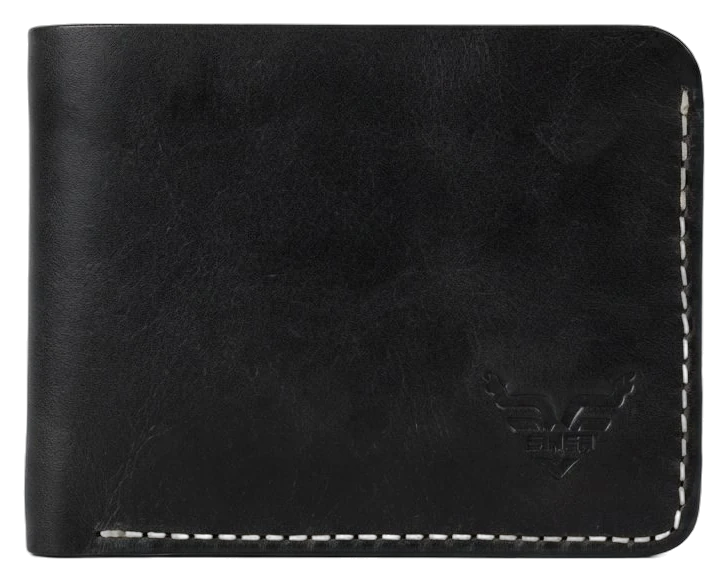 Majestic Trifold Leather Wallet in coffee