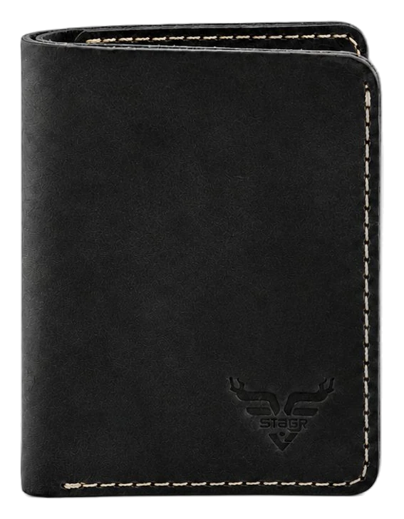 Purefold Minimalist Leather Wallet in coffee