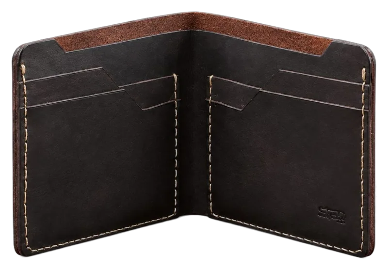 Regal Bifold Leather Wallet in coffee