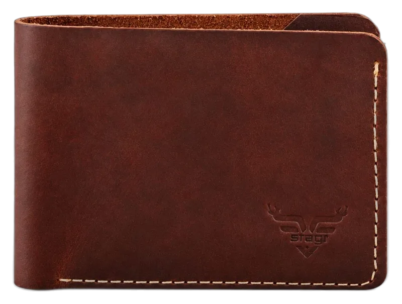 Regal Bifold Leather Wallet in brown
